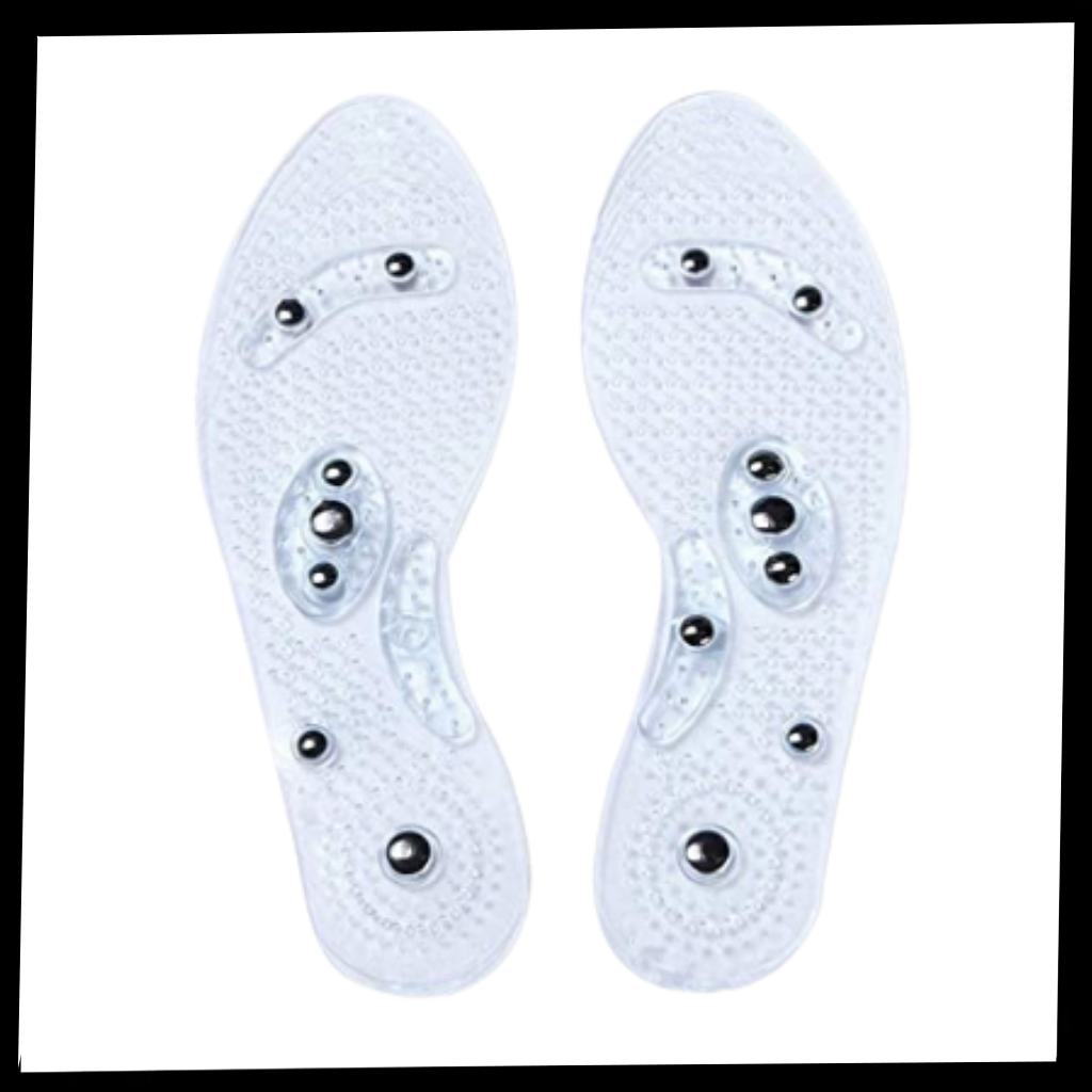 Semelles de massage magnétiques