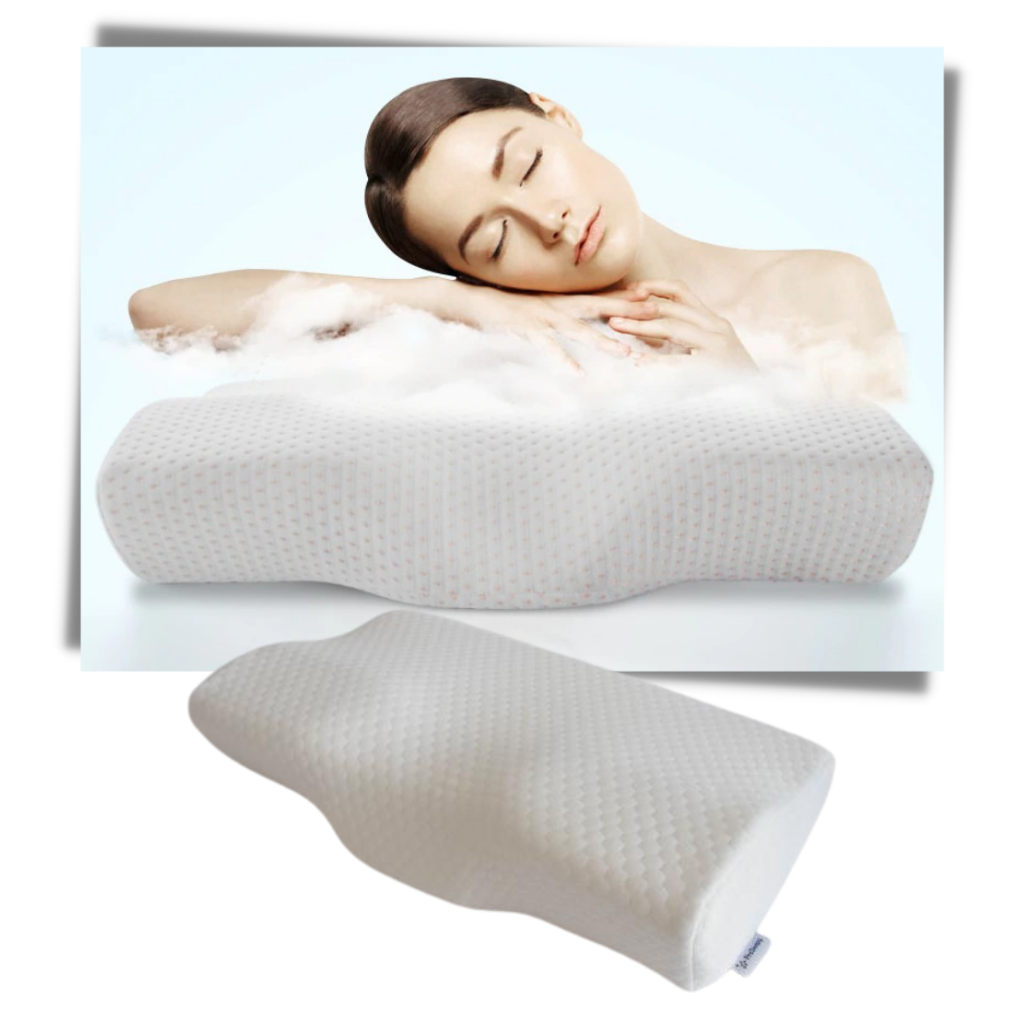 Oreiller de soutien des cervicales en mousse à mémoire de forme