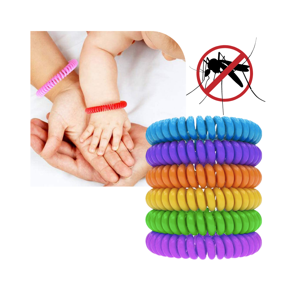 Bracelets anti moustiques (10pcs)