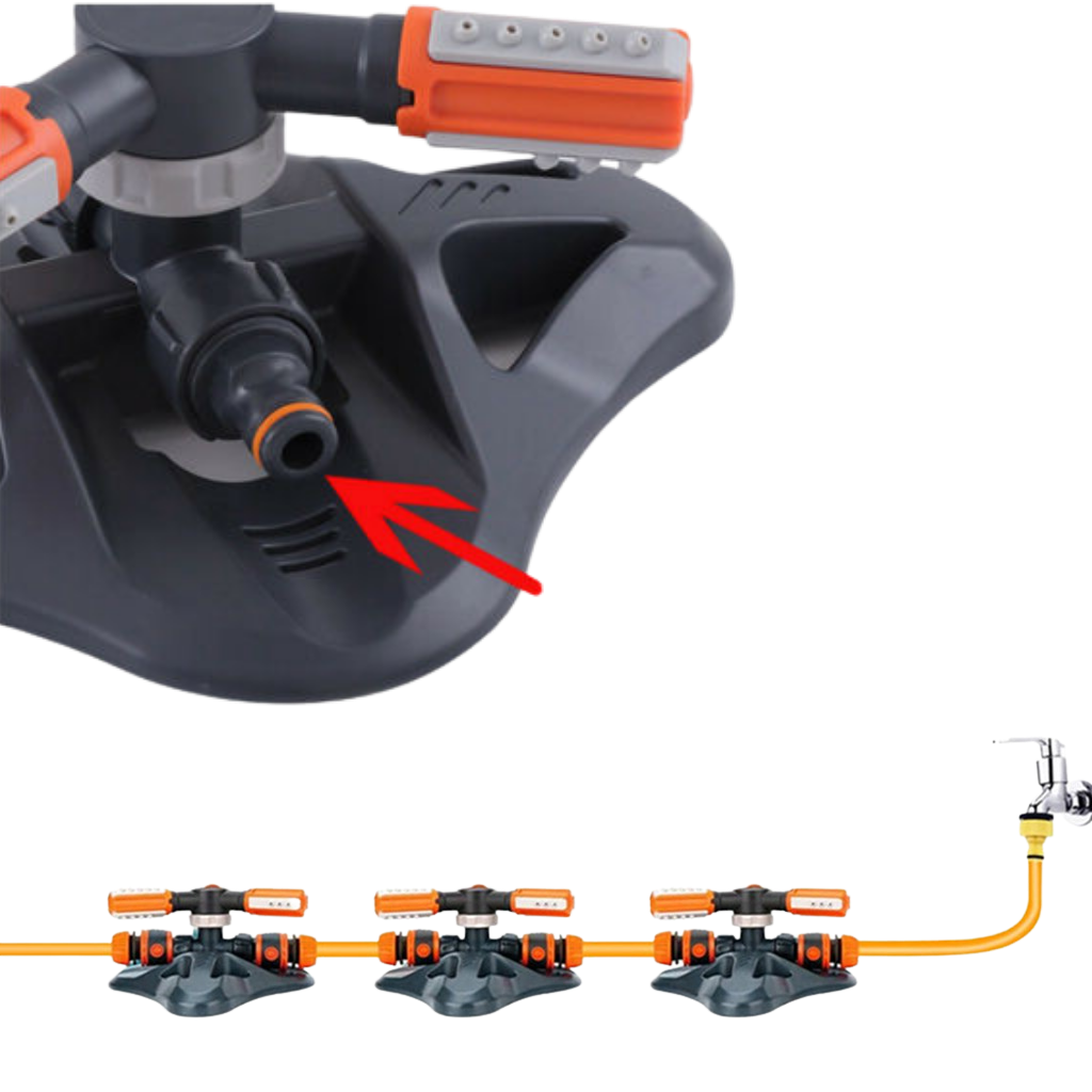 Dispositif d'arrosage réglable à 360