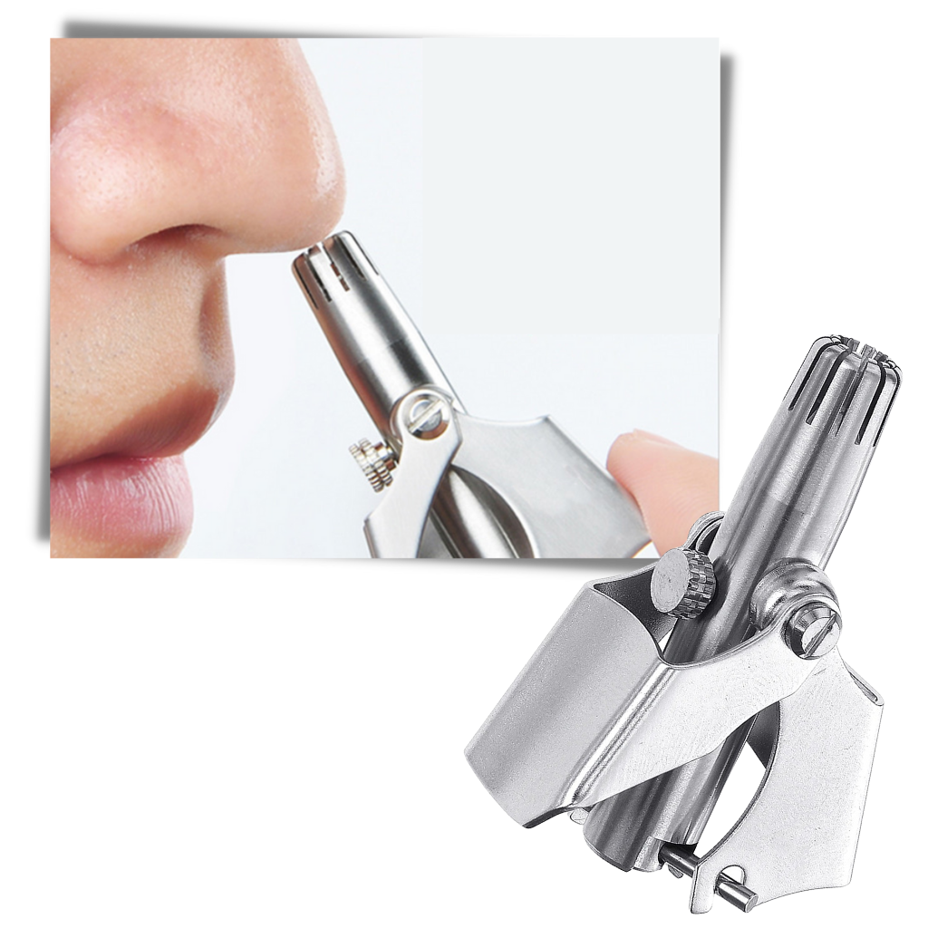 Tondeuse manuelle portable pour les poils du nez