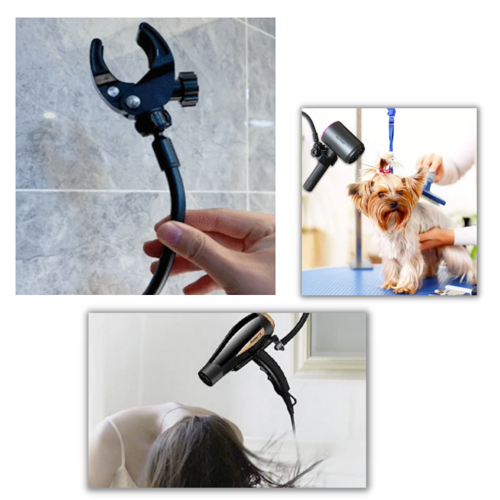 Support à mains-libres pour sèche-cheveux
