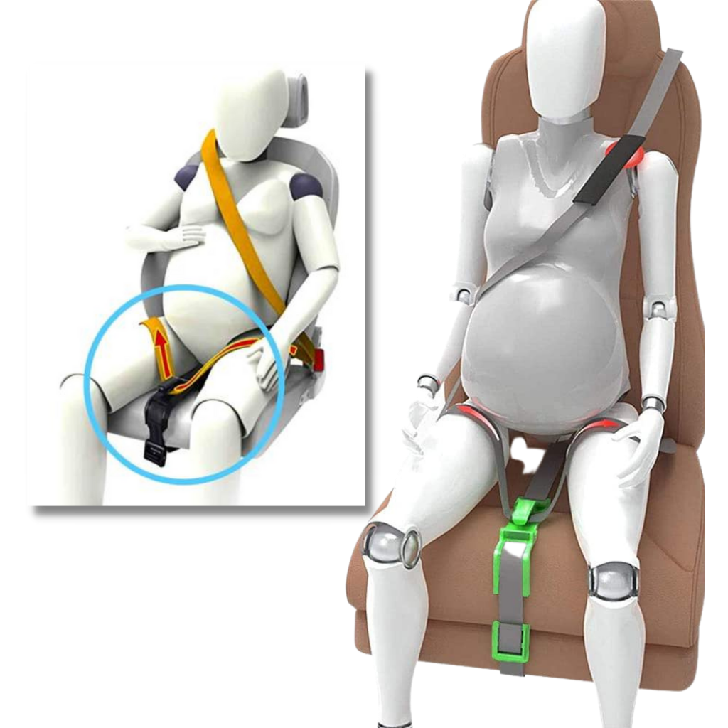 Safety car belt adjuster for pregnant women's protection