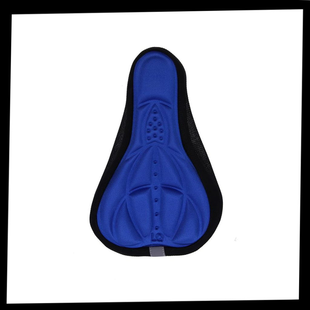 Coussin de selle de vélo rembourré en gel de silicone