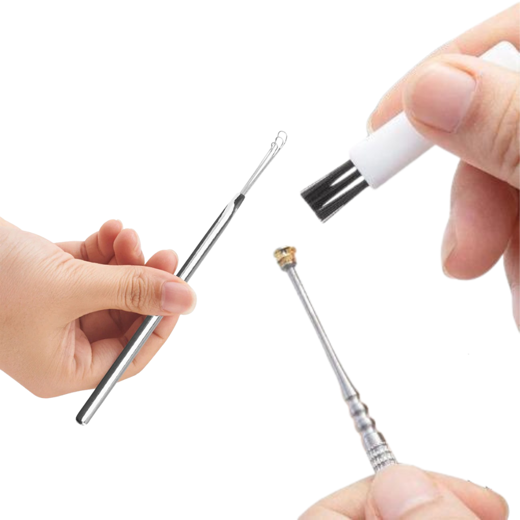 Set d'outils en acier inoxydable pour le nettoyage des oreilles