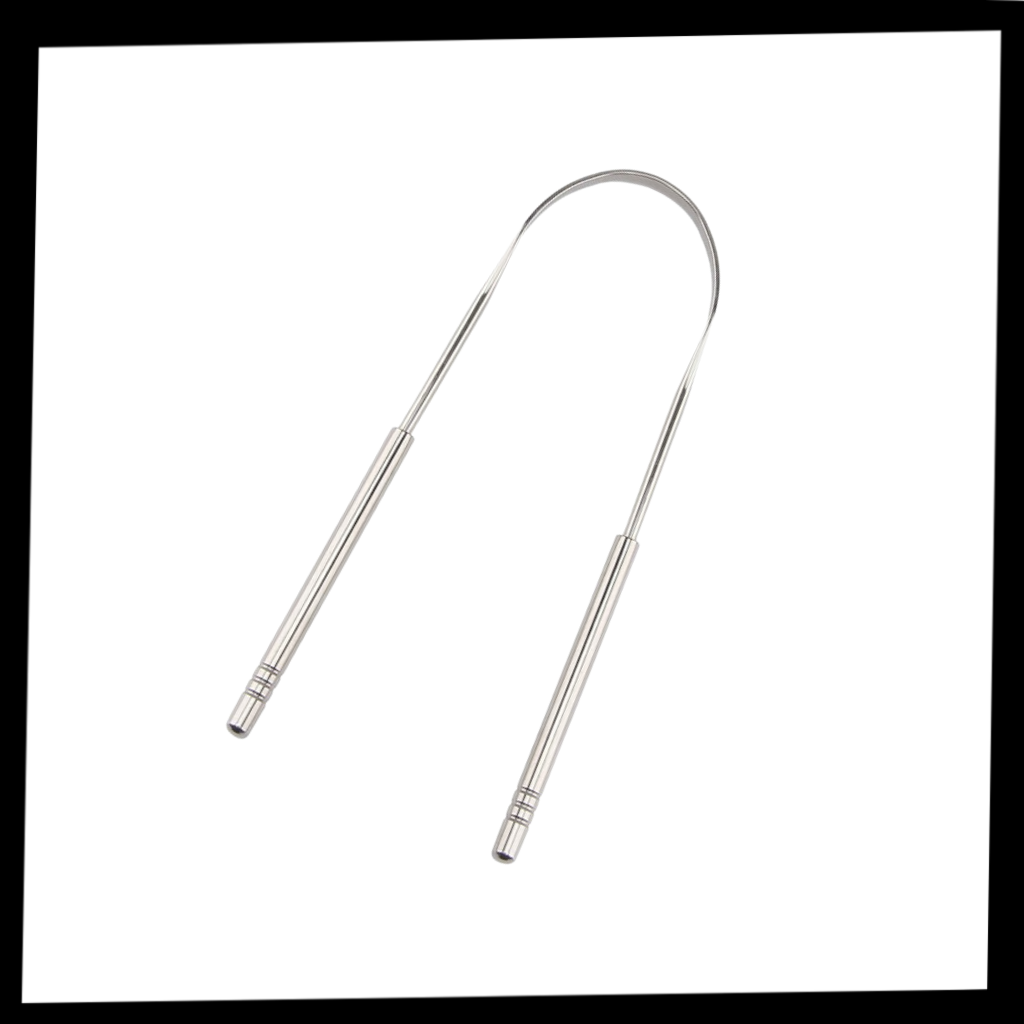 Brosse-langue en acier inoxydable