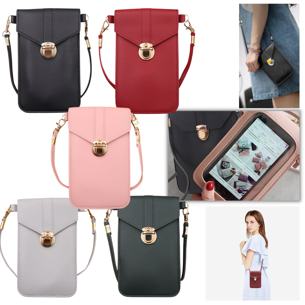 Sac transversal pour téléphone à écran tactile