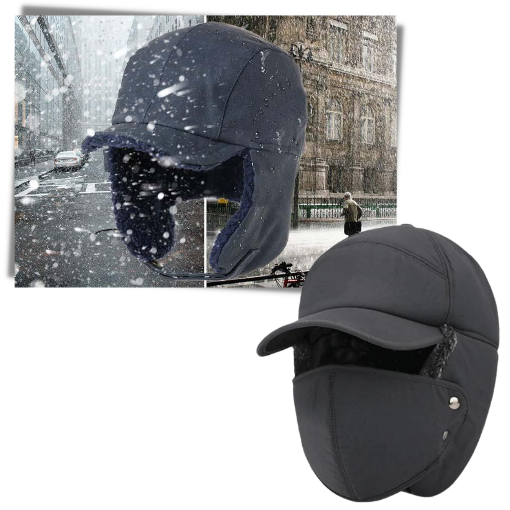 Chapeau coupe-vent unisexe pour les oreilles et le visage