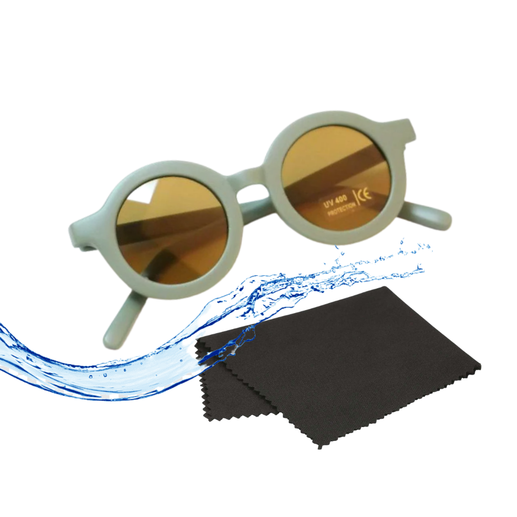 Lunettes de soleil rondes vintage pour enfant de 1 à 5 ans
