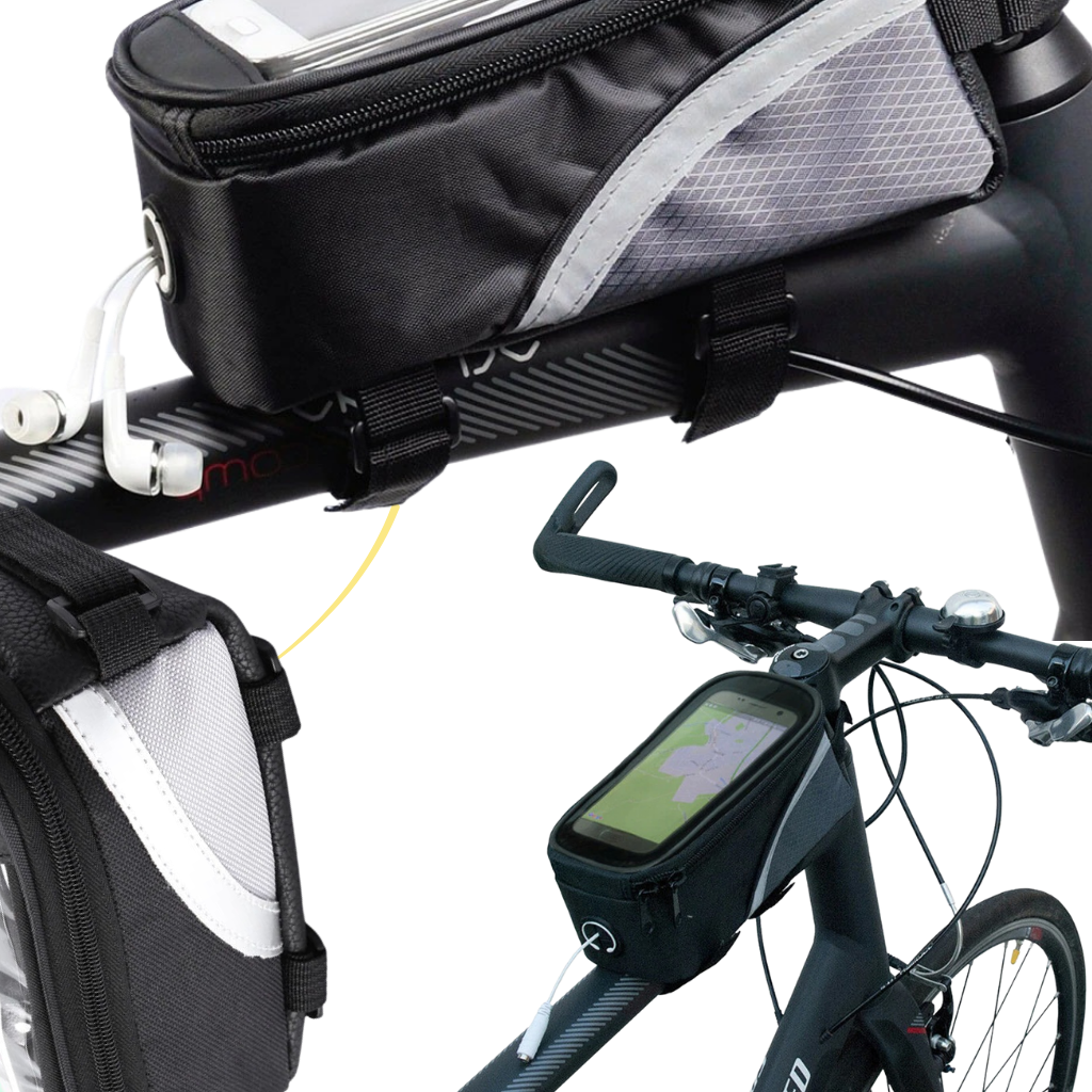 Sacoche imperméable pour téléphone à fixer sur un vélo