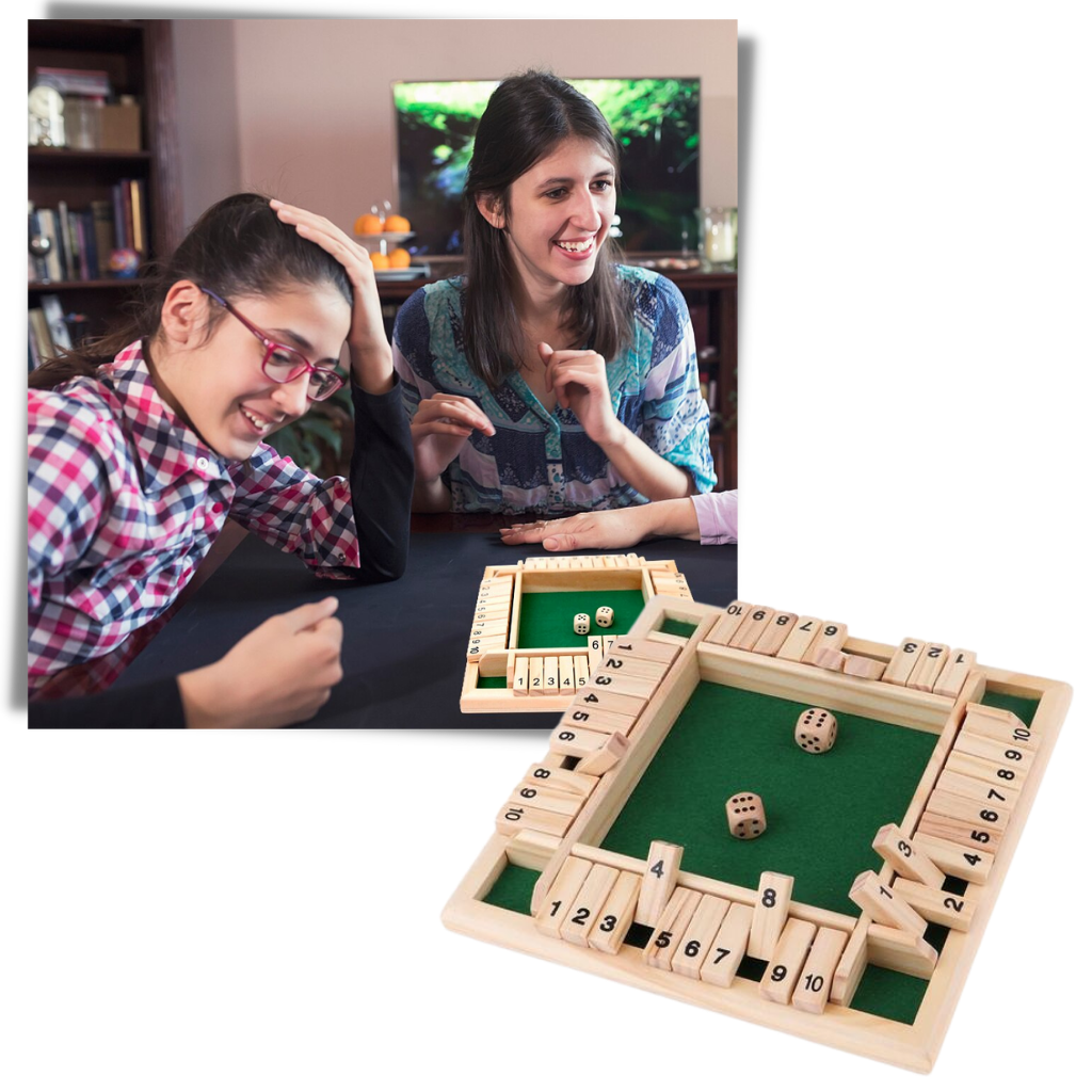 Jeu de dés en bois