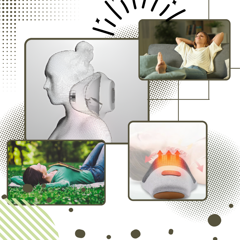 Coussin thermique anti-douleurs cervicales