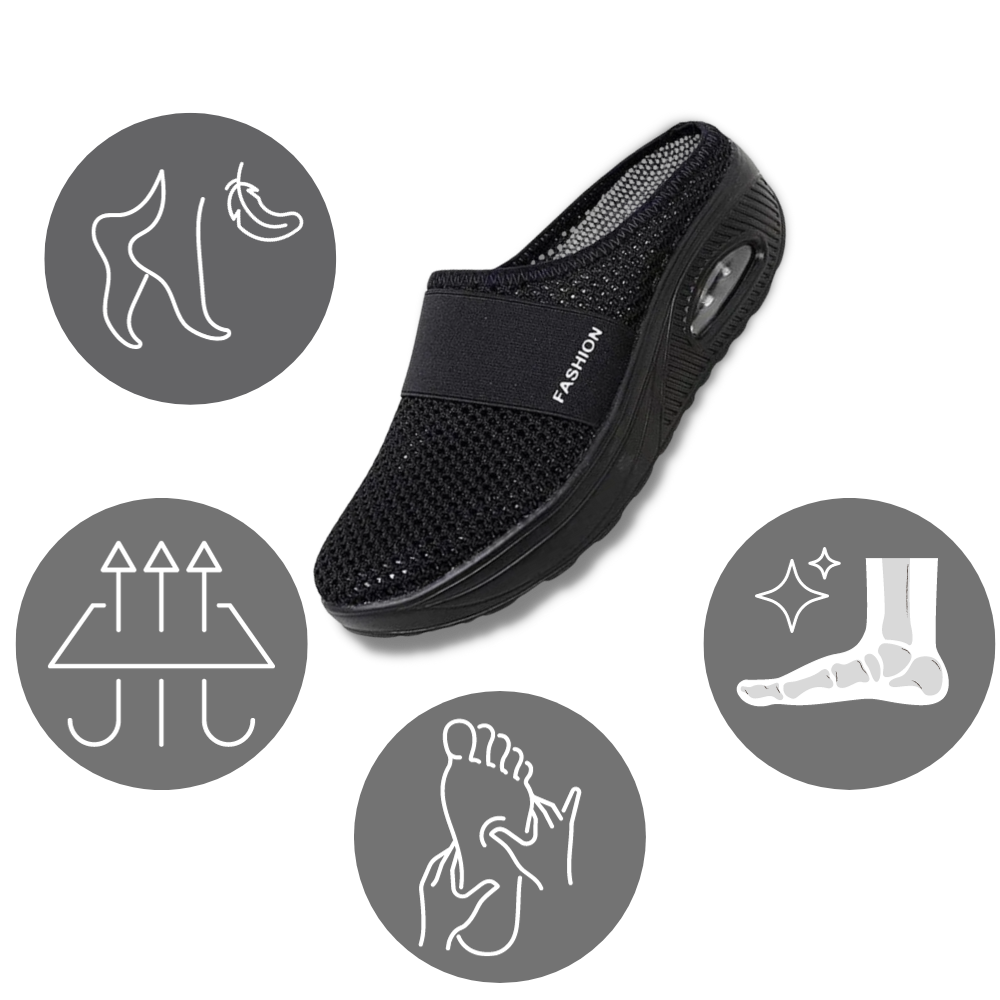 Chaussures à coussin d'air pour diabétiques