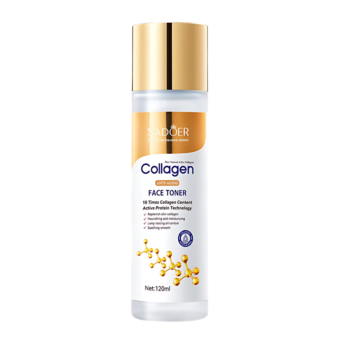 Lotion tonique au collagène éclaircissante anti-âge