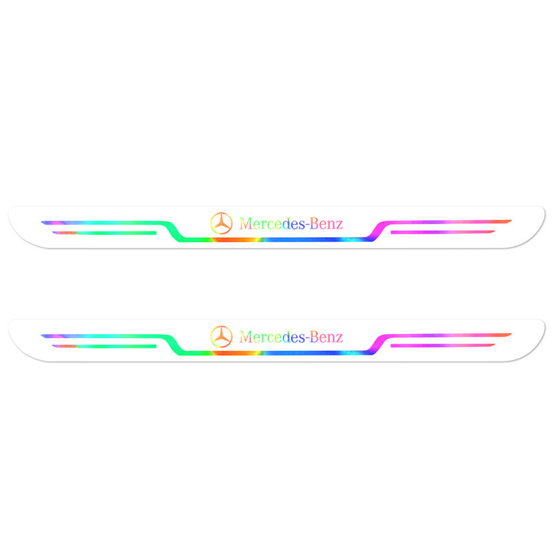 Acrylic Laser Car Anti-Fouling Door Sill Strips🎉4pcs🎉