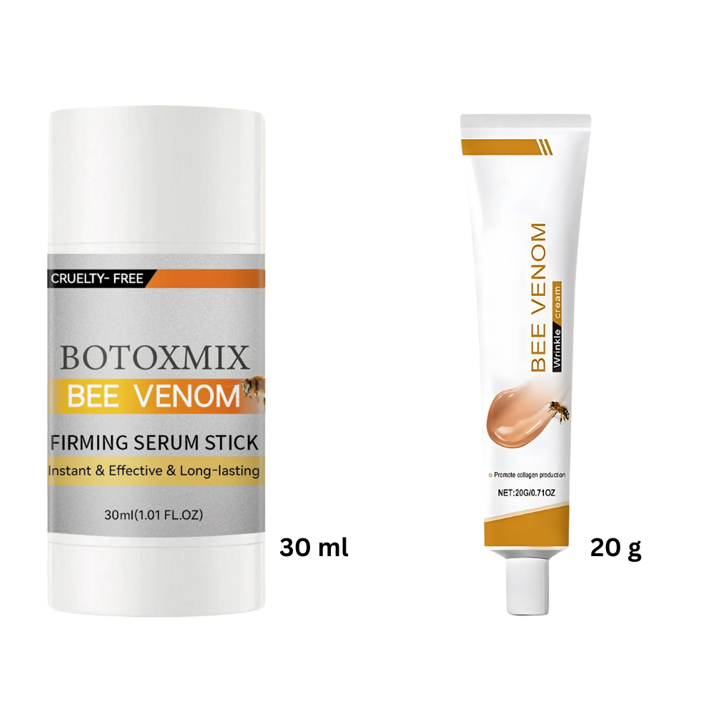 Sérum et crème anti-âge au venin d'abeille