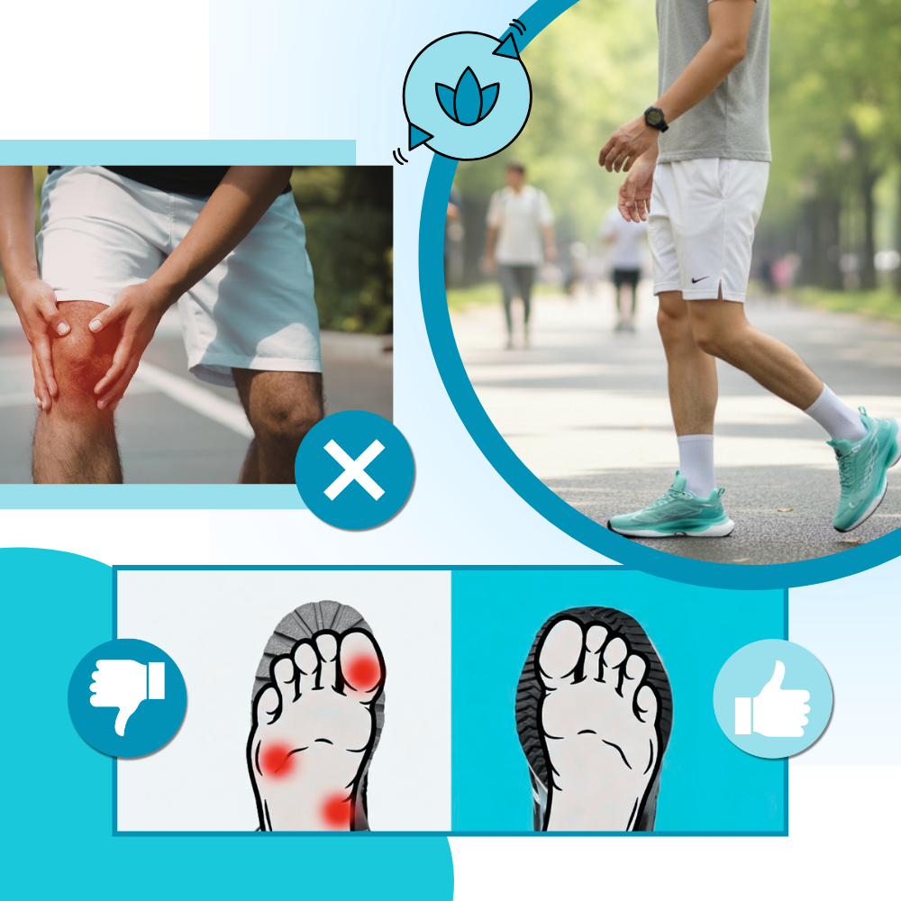Chaussures de course rembourrées et respirantes