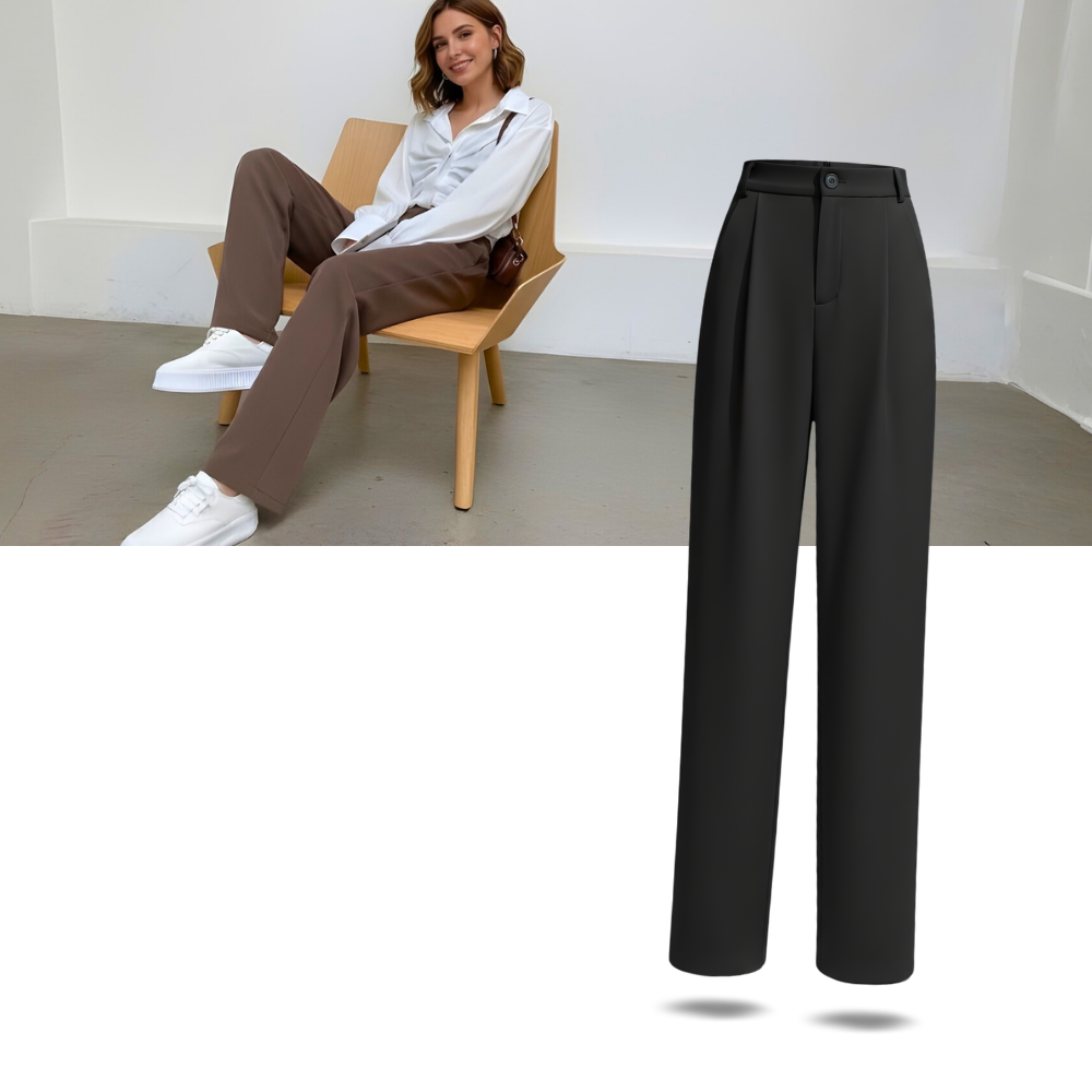 Pantalon chic à coupe large