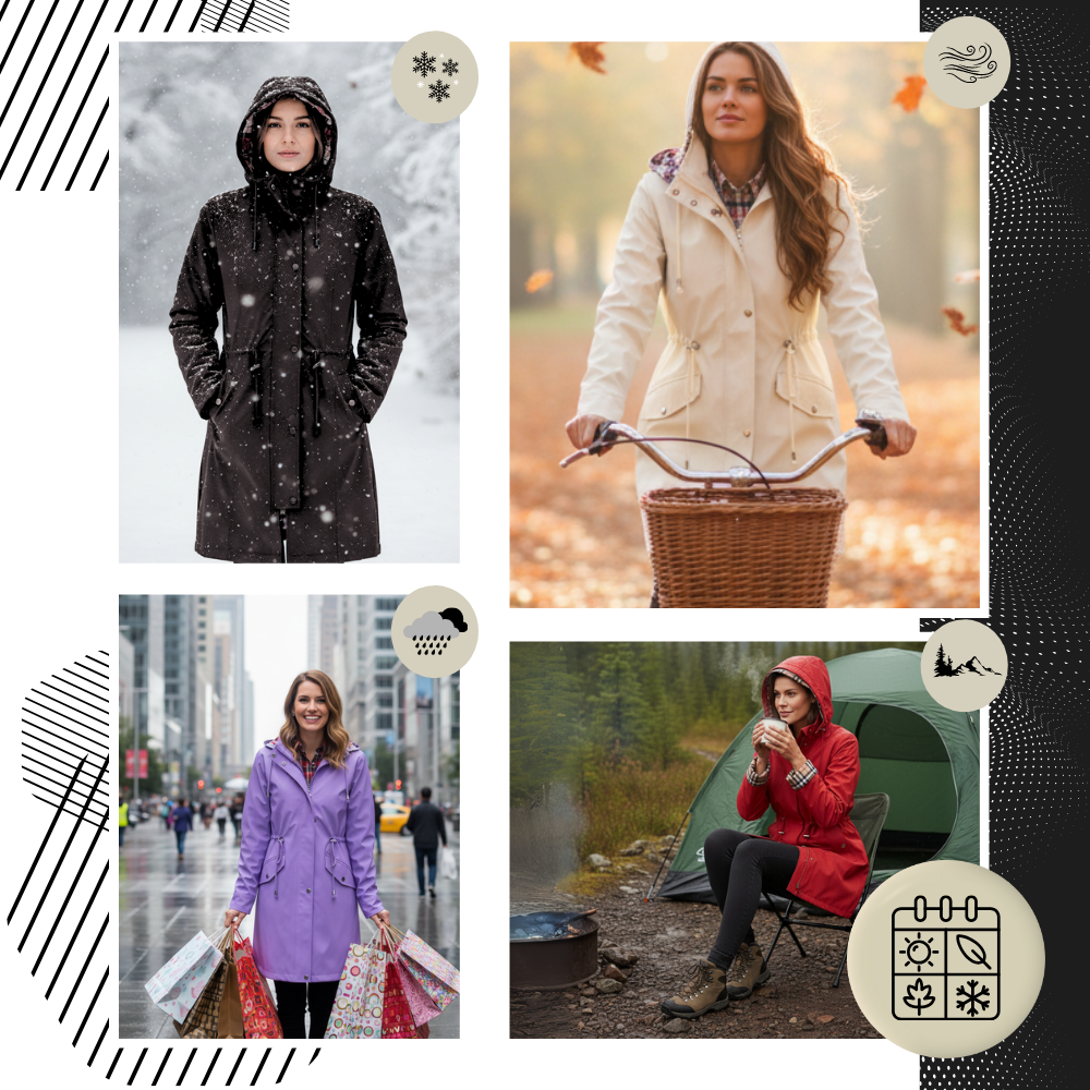 Trench-coat chic et imperméable