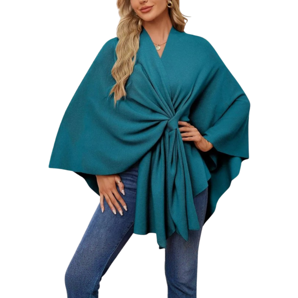 Chic Women Knitted Poncho