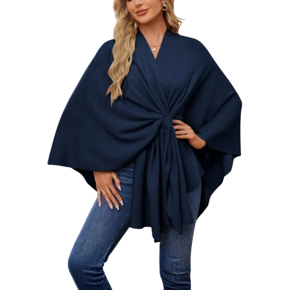 Chic Women Knitted Poncho