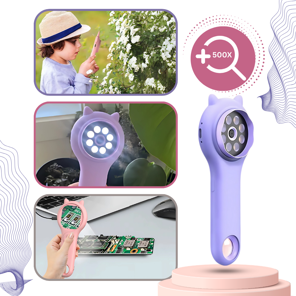 Clear Visibility Portable Microscope