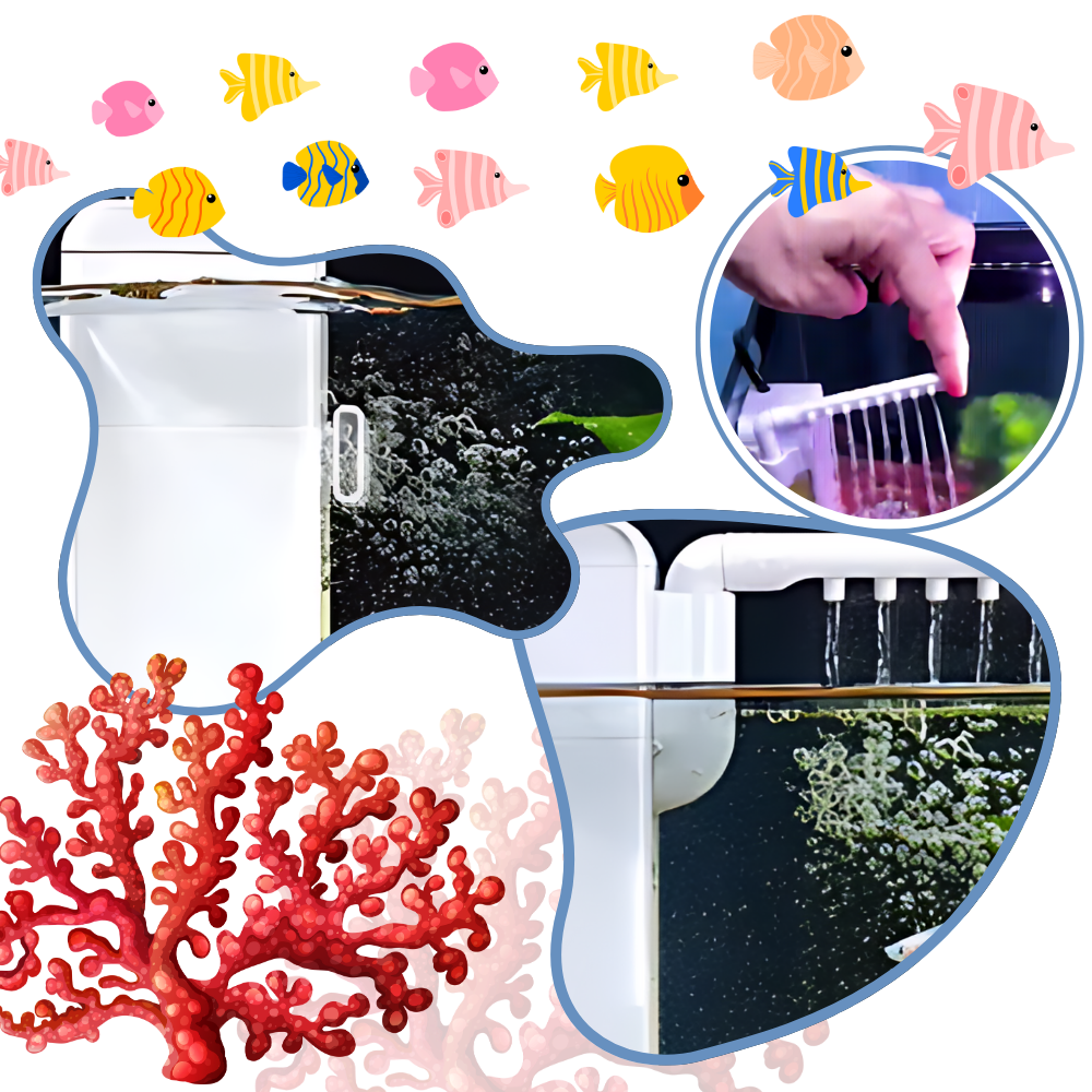 Clog-Resistant Fish Tank Filter Pump
