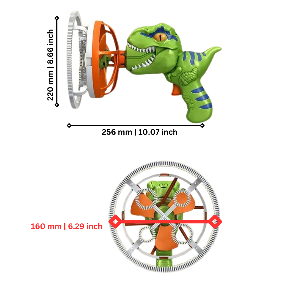 Colorful Dinosaur Bubble Machine