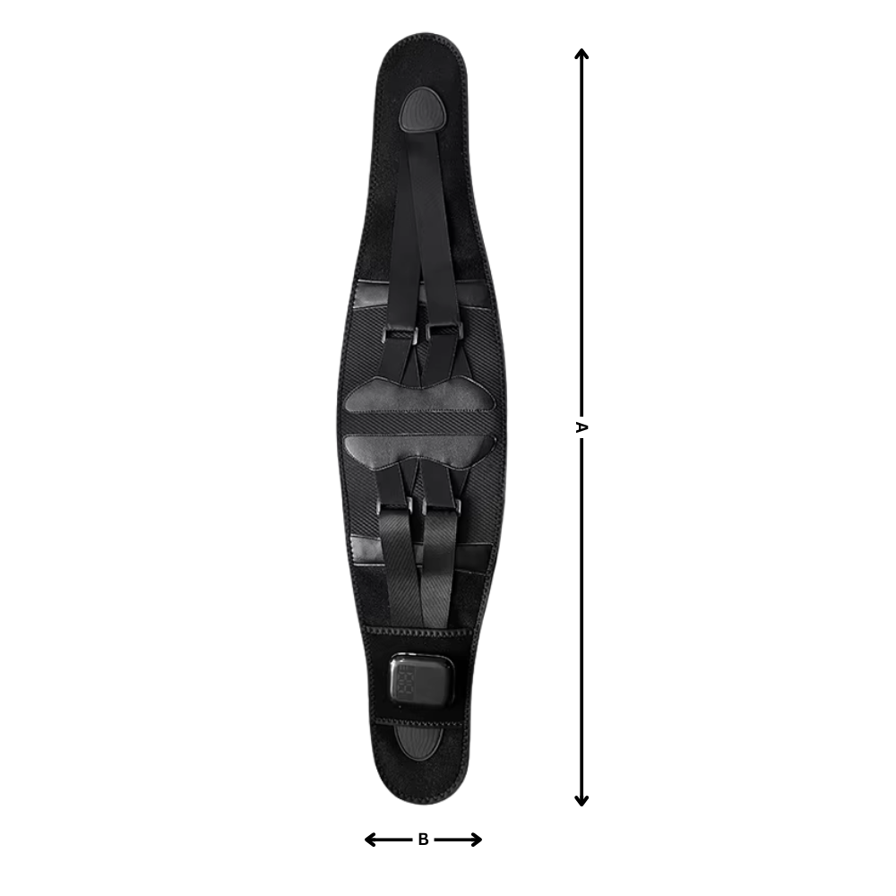 Ceinture massante et chauffante avec corset pour sciatique