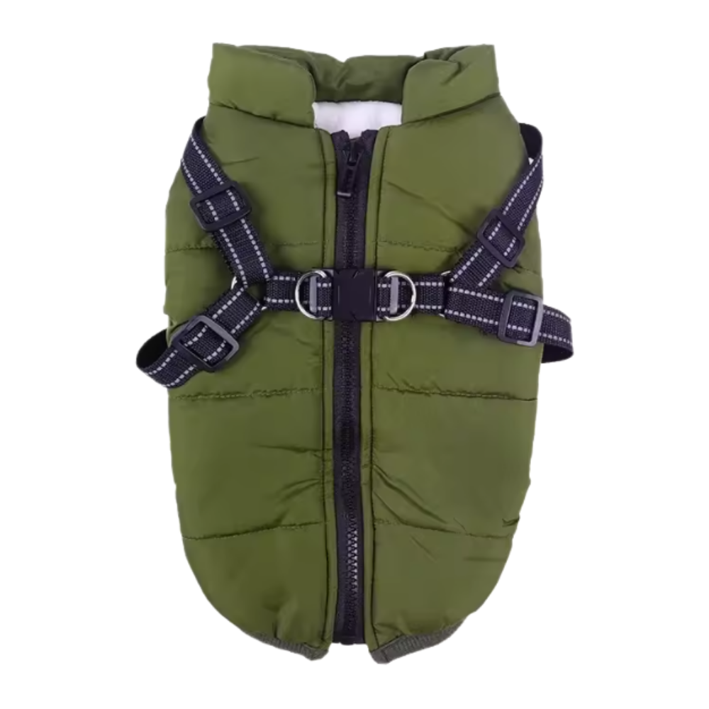 Cozy Dog Harness Winter Jacket