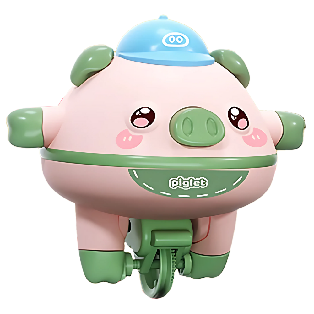 Cutesy Tightrope Piggy Toy