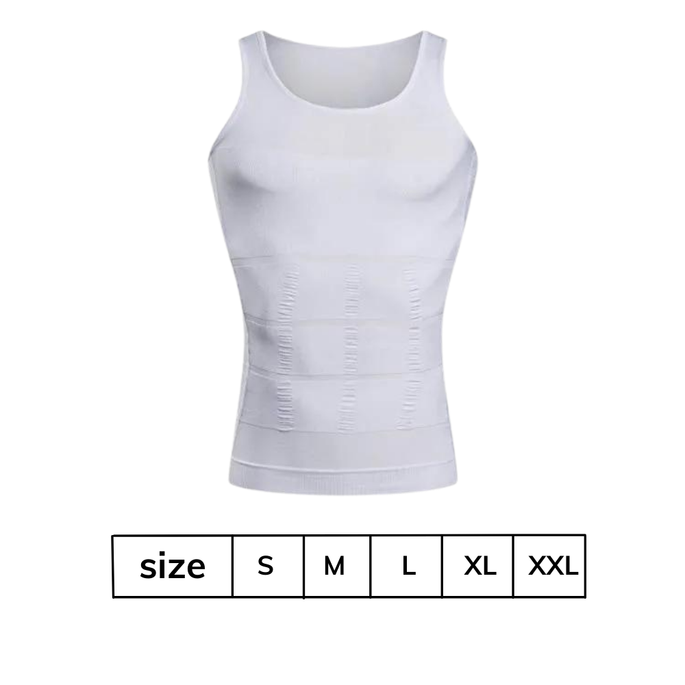 Maillot de corps amincissant discret pour hommes