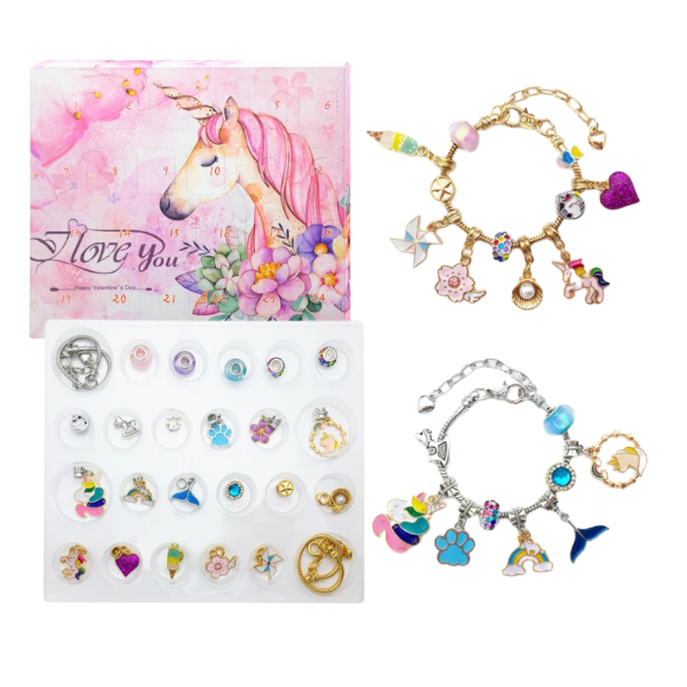 DIY Jewelry 24-day Countdown Advent Calendar