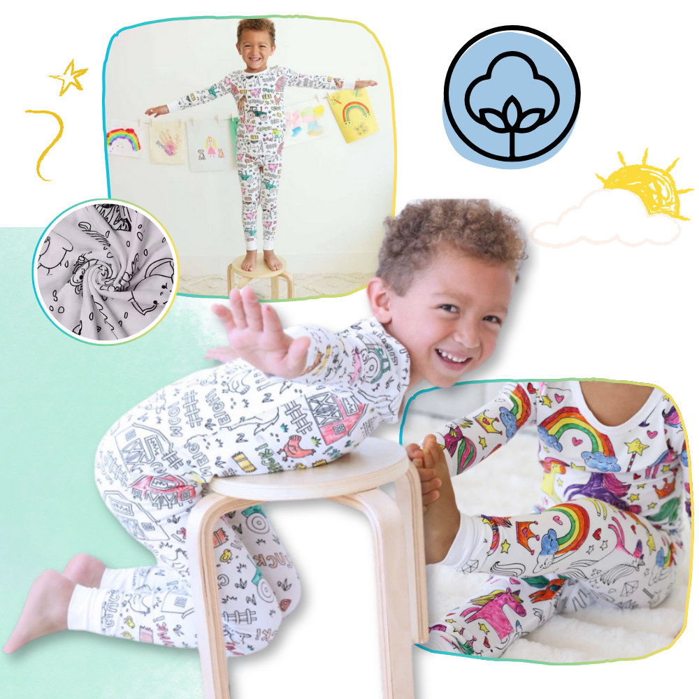 Pyjama à colorier