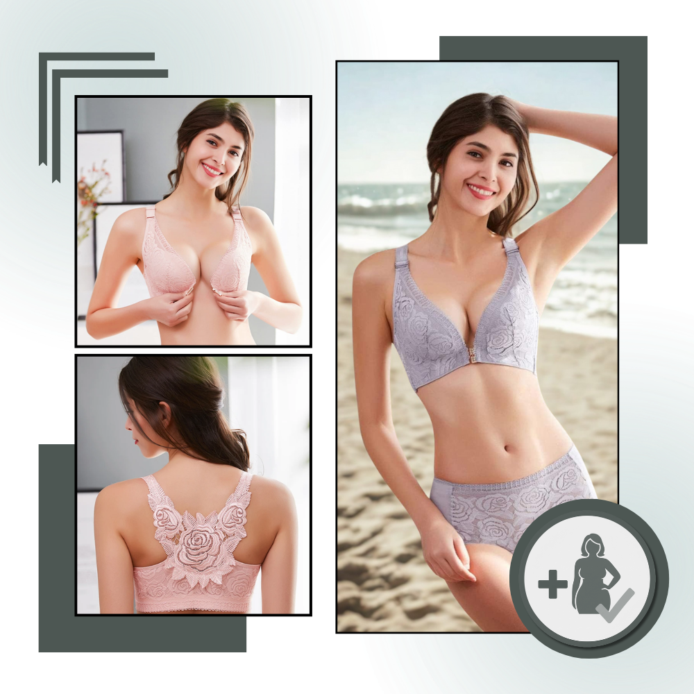 Soutien-gorge push-up élégant en dentelle