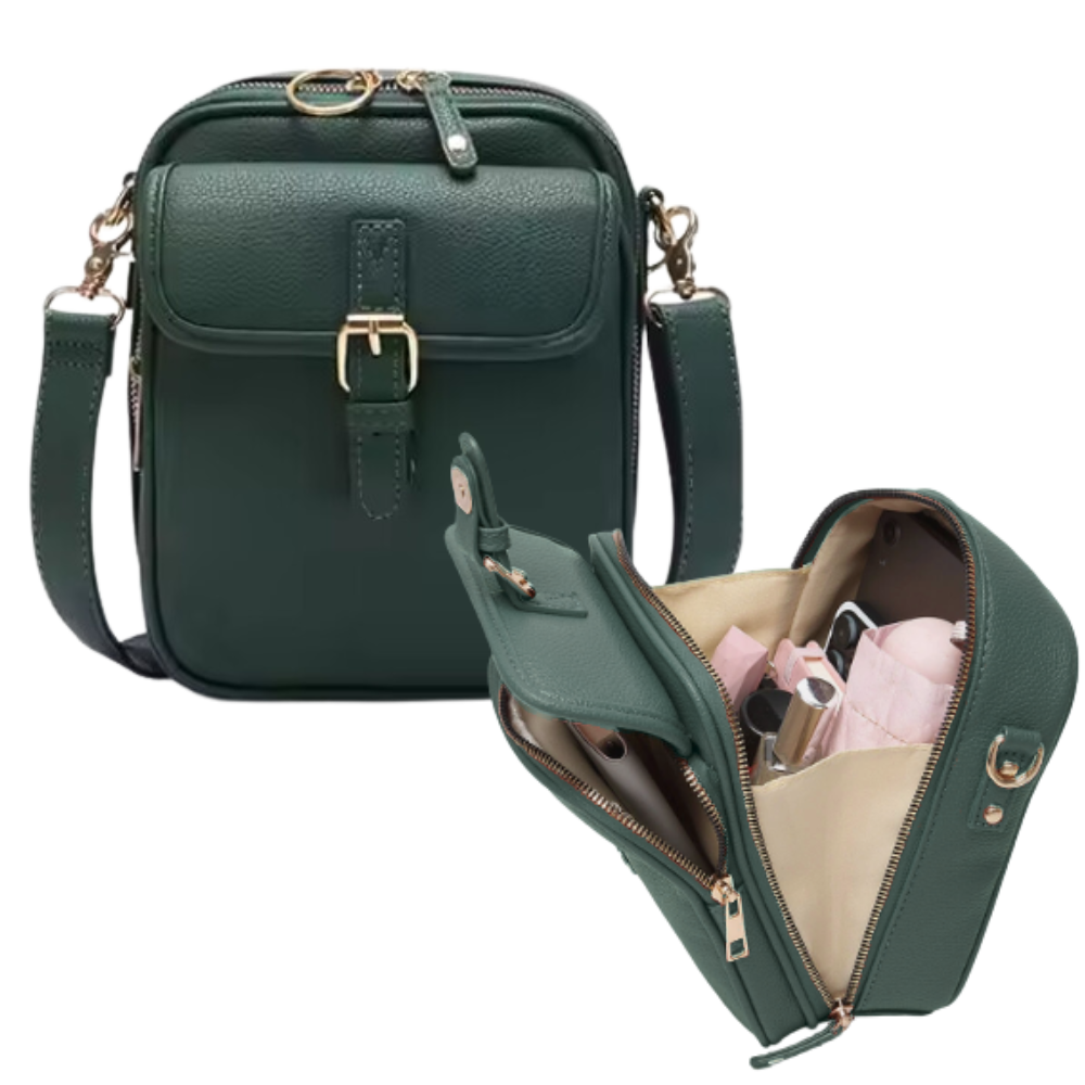 Vintage All-in-One Crossbody Bag