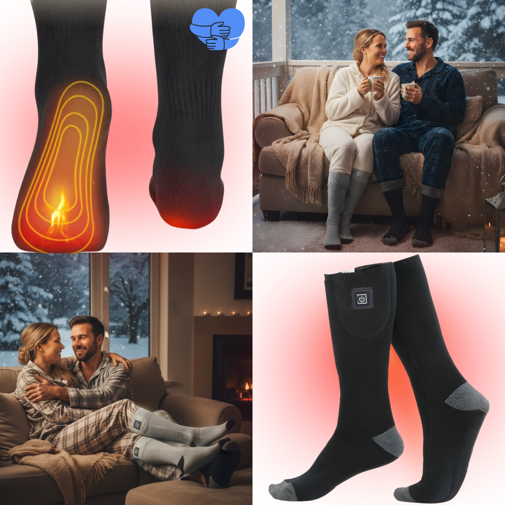 Chaussettes chauffantes électriques