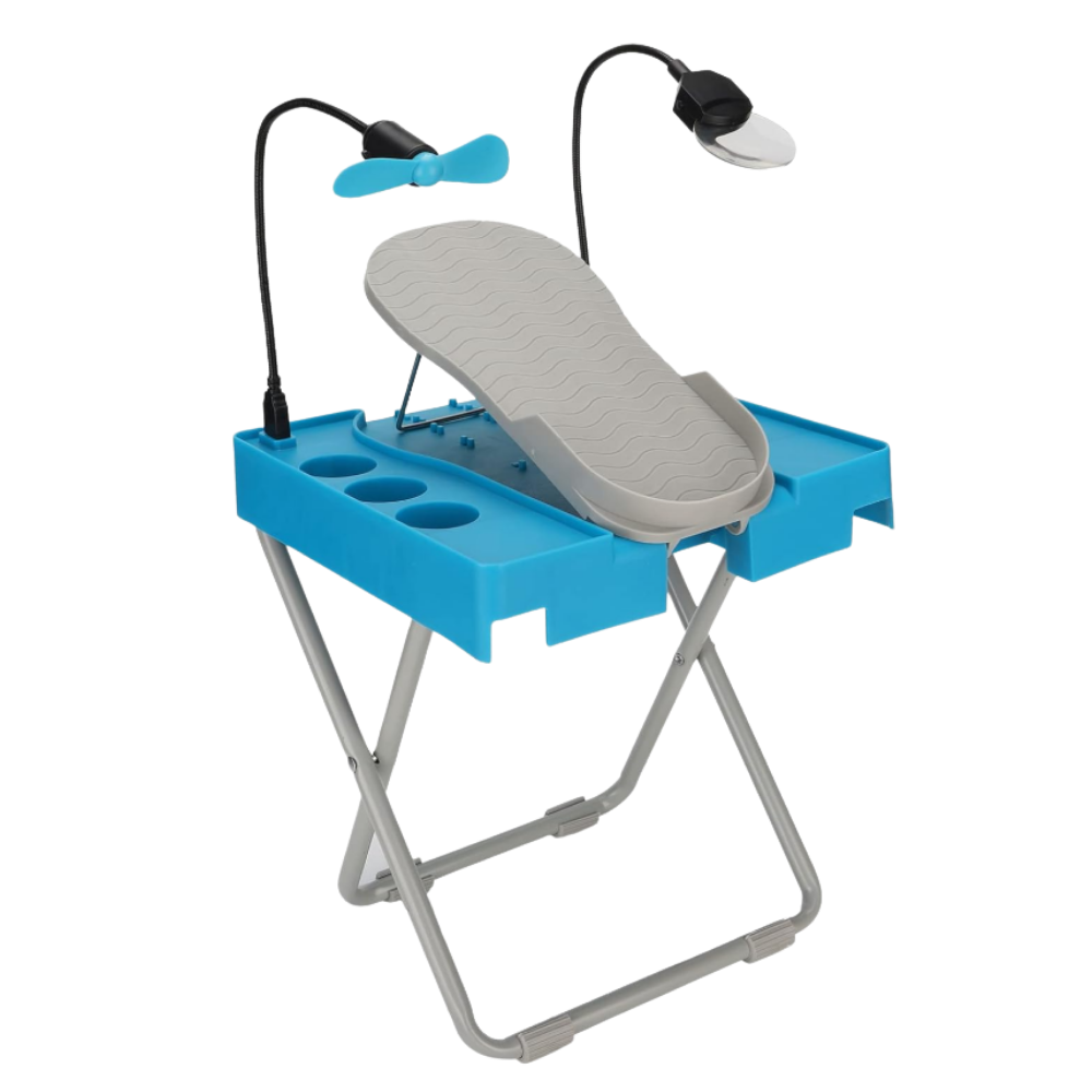 Repose-pieds ergonomique pour pédicure
