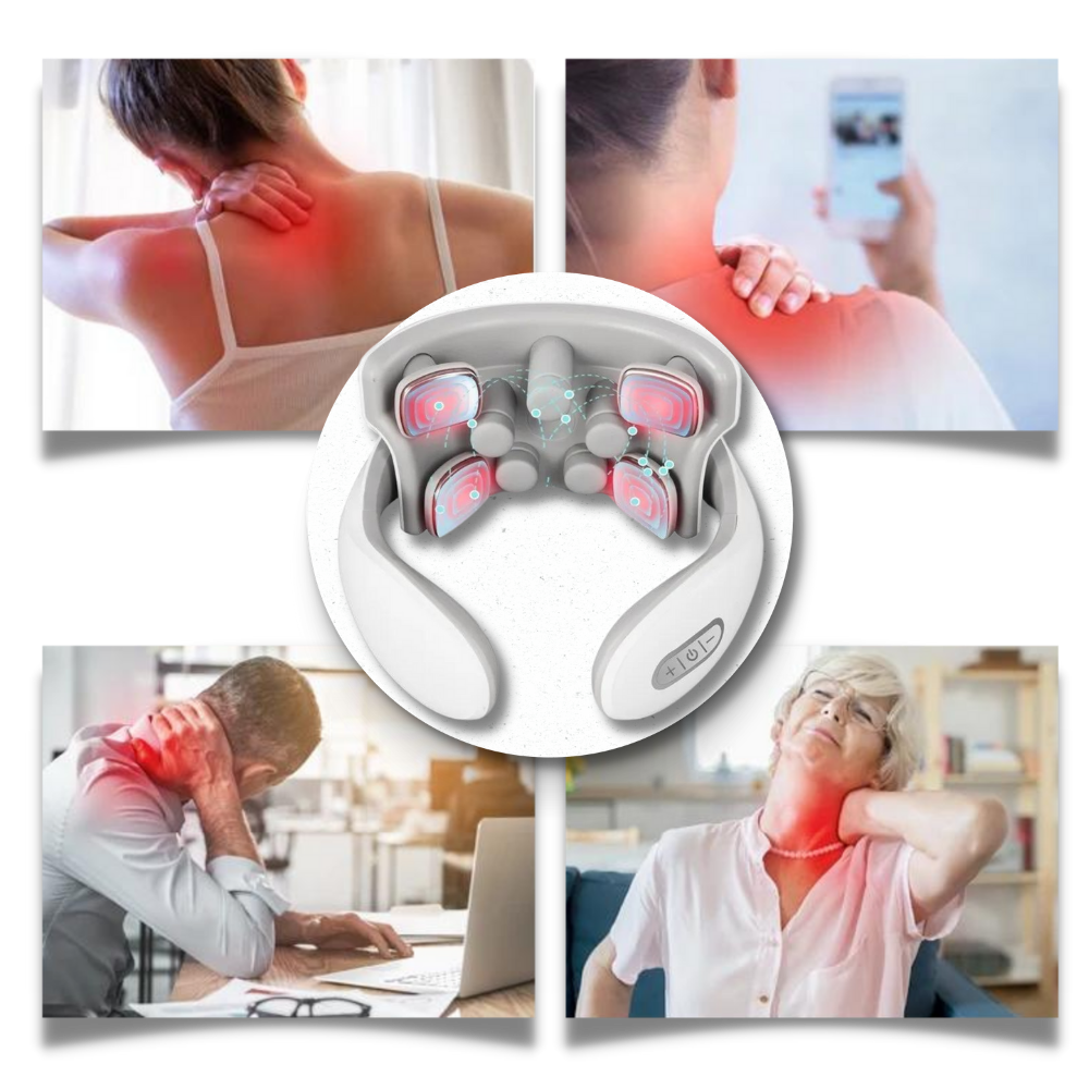 Four Head Relief Neck and Shoulder Massager