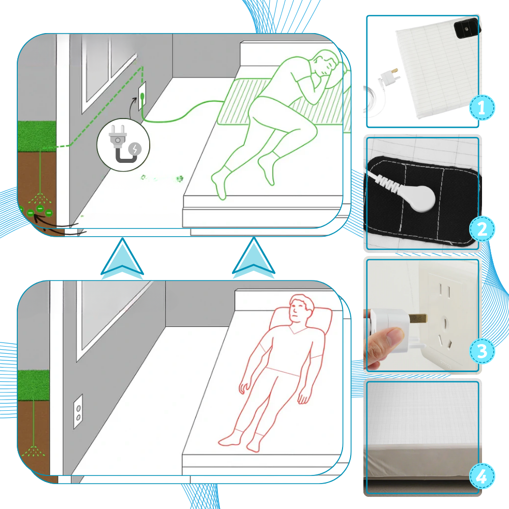 Drap de relaxation à brancher pour un sommeil réparateur