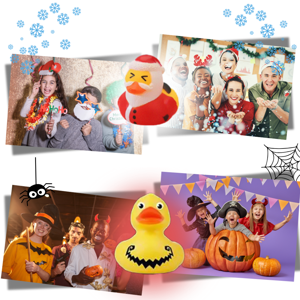 Halloween & Christmas Themed Duck Advent Calendar