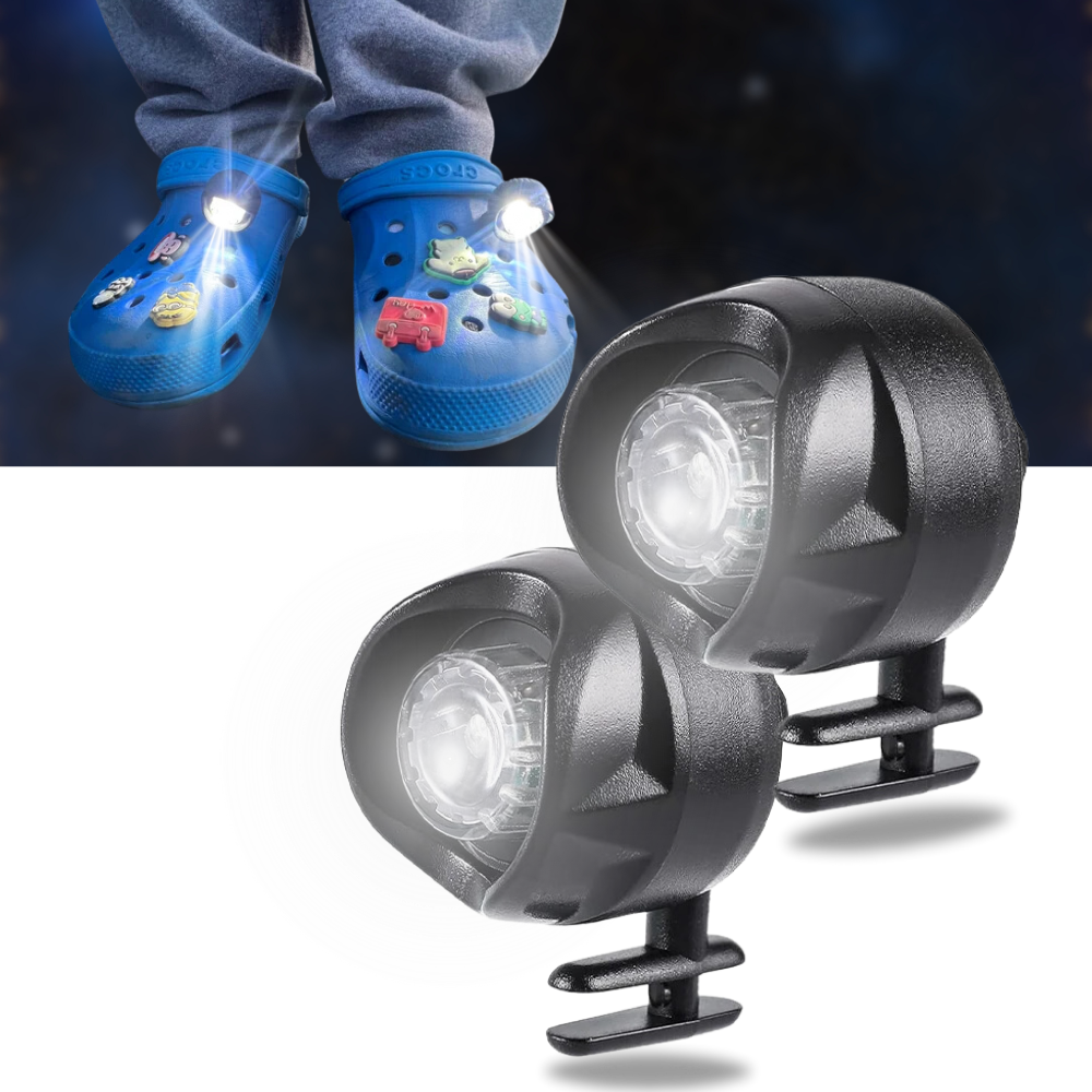 Lumière étanche et main libres pour Crocs