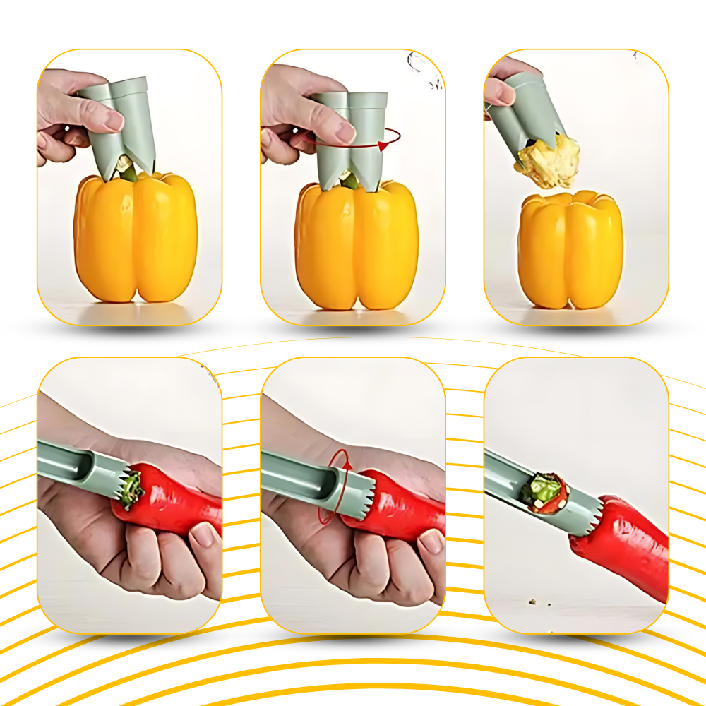 Dénoyauteur inoffensif de fruits et légumes