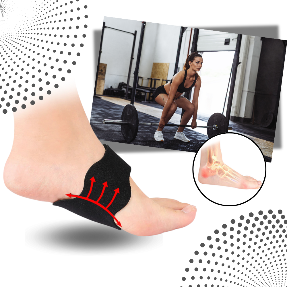 Support de voûte plantaire pour l'alignement des pieds