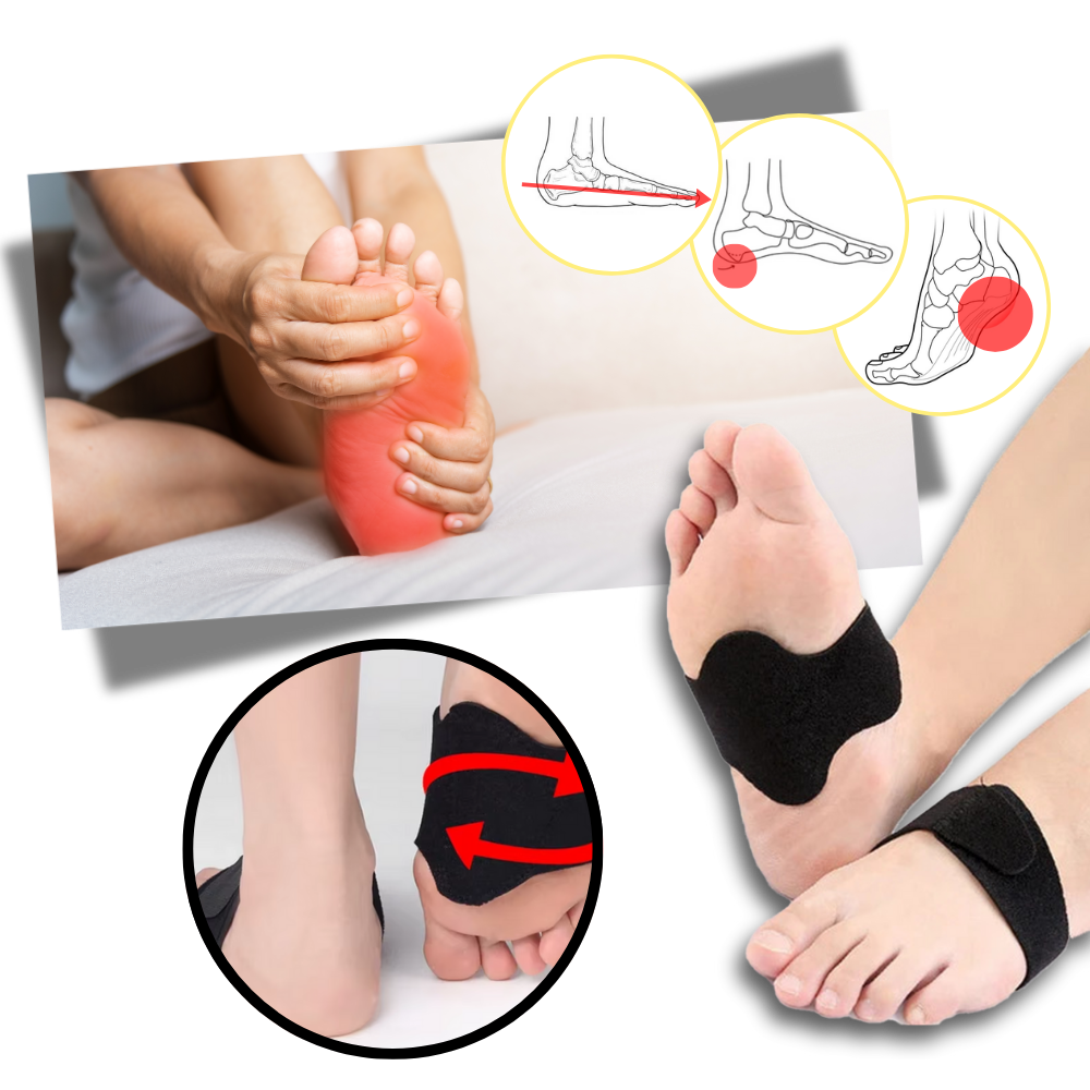 Support de voûte plantaire pour l'alignement des pieds