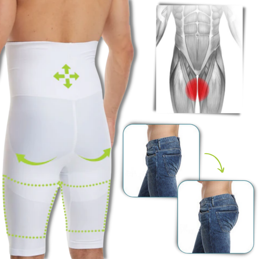Short minceur sans couture à taille haute