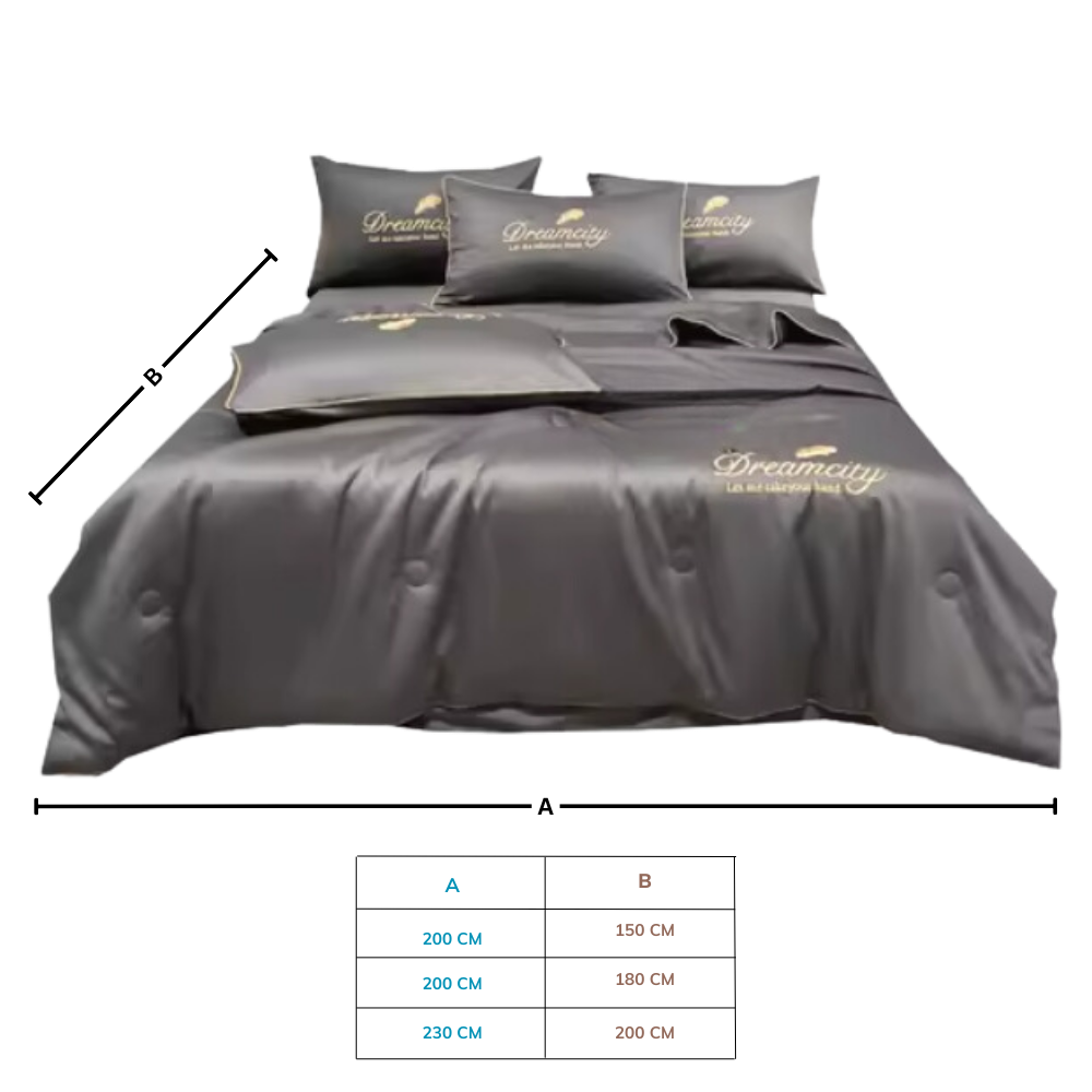 Icy Silk Soft Linen Duvet Cover