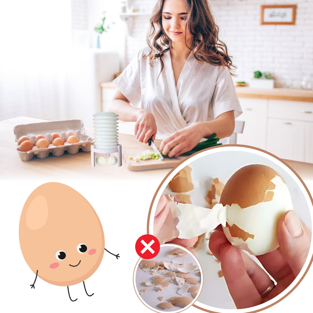 Peleur instantané de coquilles d'oeufs