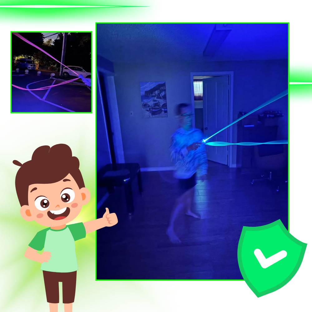 Jouet Lasso interactif à boucle lumineuse