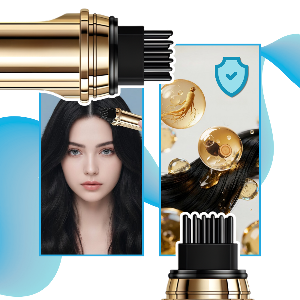 Stylo peigne colorant pour cheveux à la kératine